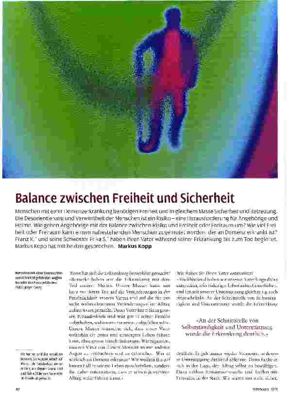 Vorschauseite 1: Balance zwischen Freiheit und Sicherheit