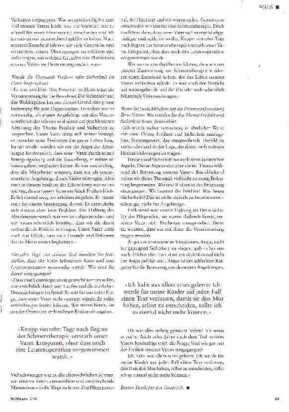 Vorschauseite 4: Balance zwischen Freiheit und Sicherheit