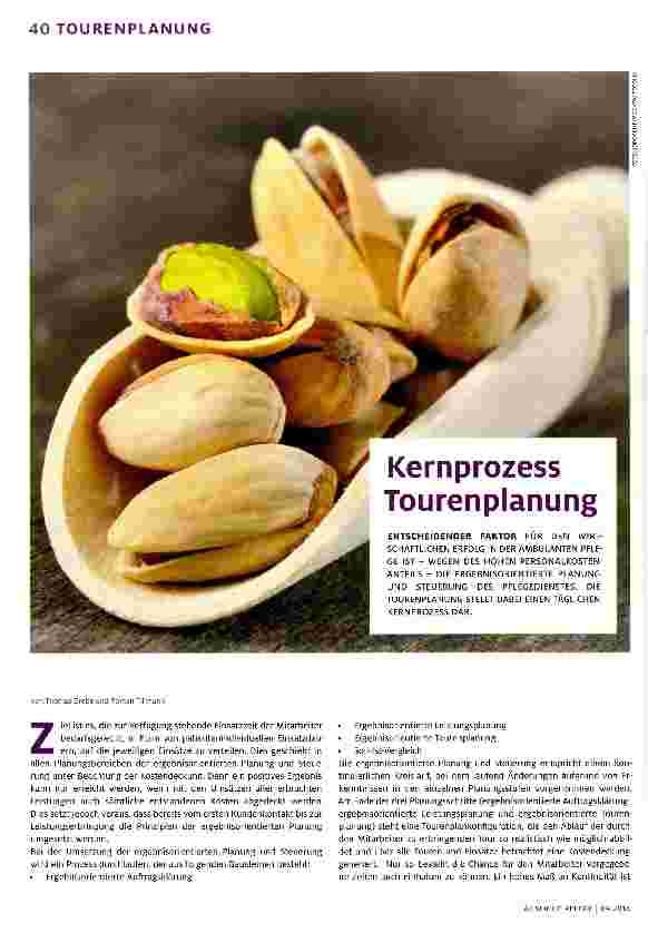 Vorschauseite 1: Kernprozess Tourenplanung