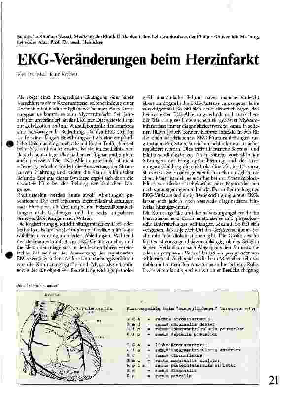 Vorschauseite 1: EKG-Veränderungen beim Herzinfarkt
