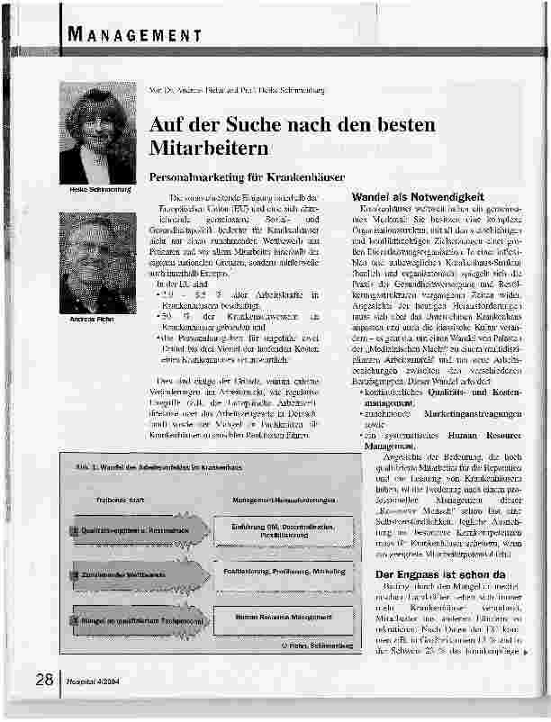 Vorschauseite 1: Auf der Suche nach den besten Mitarbeitern