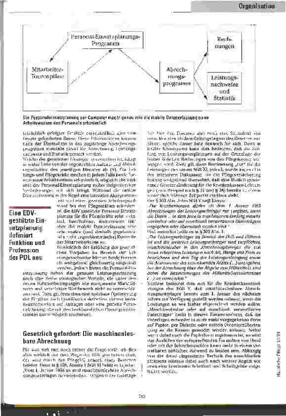 Vorschauseite 4: Basisarbeit Anforderungen an Organisation und EDV aufgrund neuer gesetzlicher Rahmenbedingungen