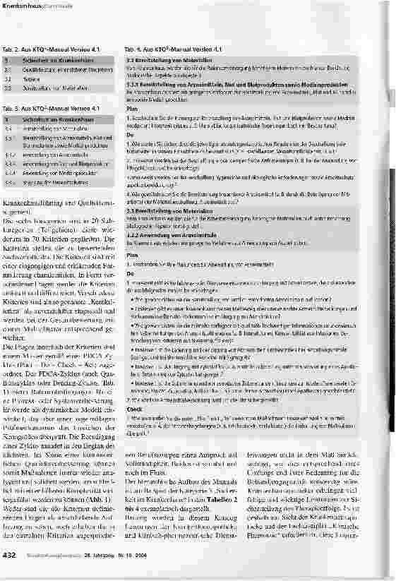Vorschauseite 3: Qualitätssicherung und Zertifizierung im KrankenhausDie Krankenhausapotheke im Rahmen einer Zertifizierung nach KTQ®-Teil 1