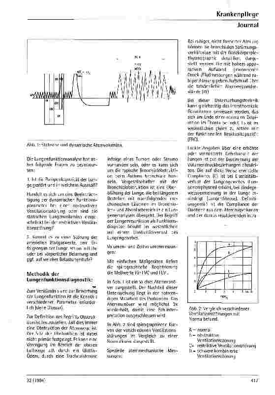 Vorschauseite 2: Welche Aussagen sind mit der Lungenfunktionsdiagnostik möglich?