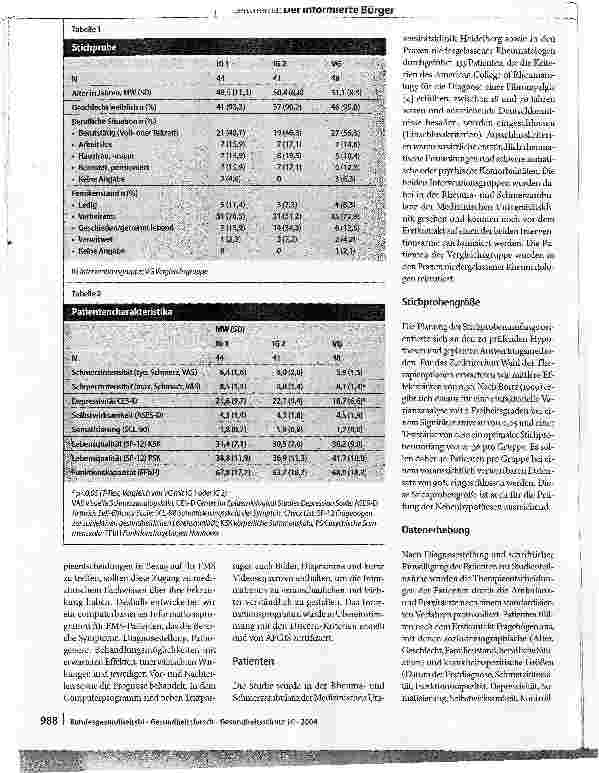 Vorschauseite 4: Partizipative Entscheidungsfindung (PEF) mit chronischen SchmerzpatientenDer Patient als Partner im medizinischen Entscheidungsprozess