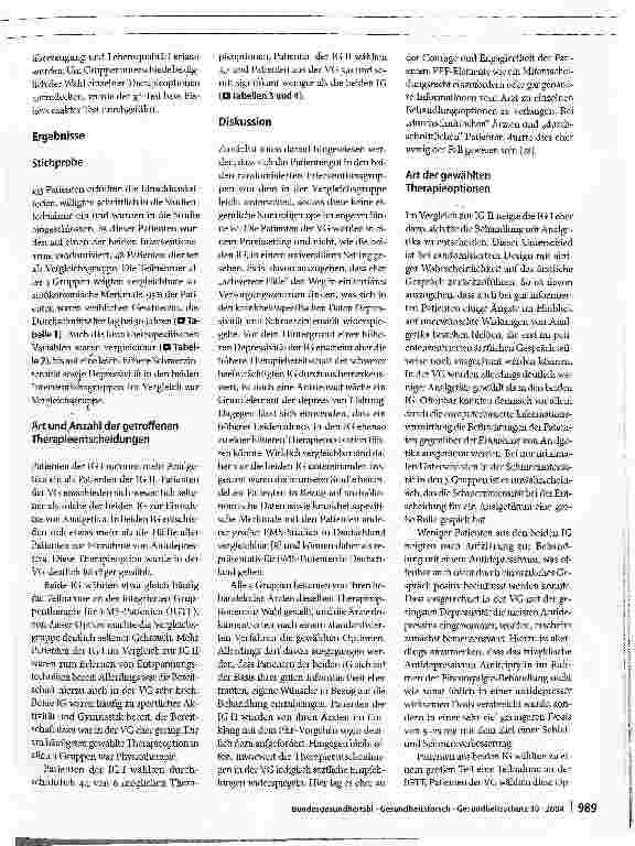 Vorschauseite 5: Partizipative Entscheidungsfindung (PEF) mit chronischen SchmerzpatientenDer Patient als Partner im medizinischen Entscheidungsprozess