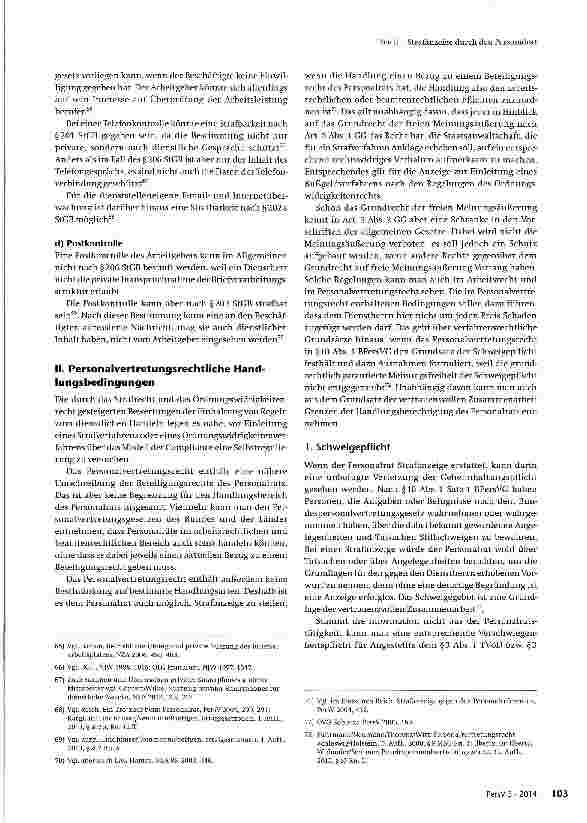 Vorschauseite 6: Strafanzeige durch den Personalrat