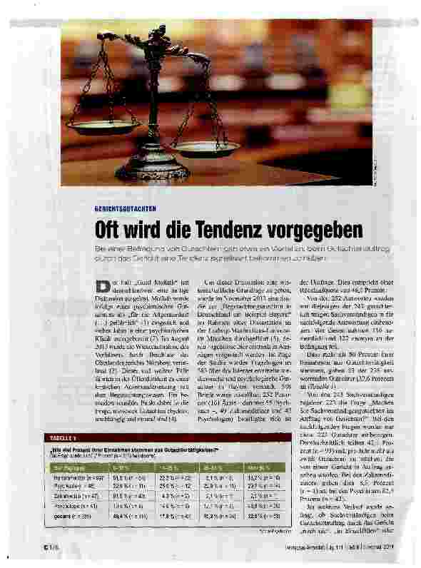 Vorschauseite 1: Oft wird die Tendenz vorgegeben
