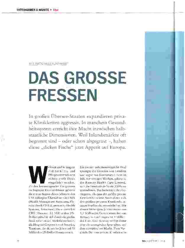 Vorschauseite 1: DAS GROSSE FRESSEN