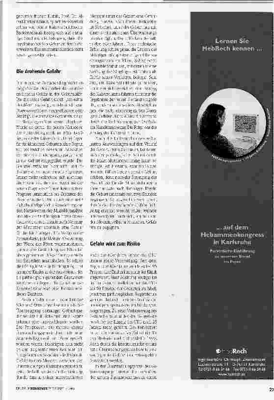 Vorschauseite 3: Von der Gefahr zum Risiko