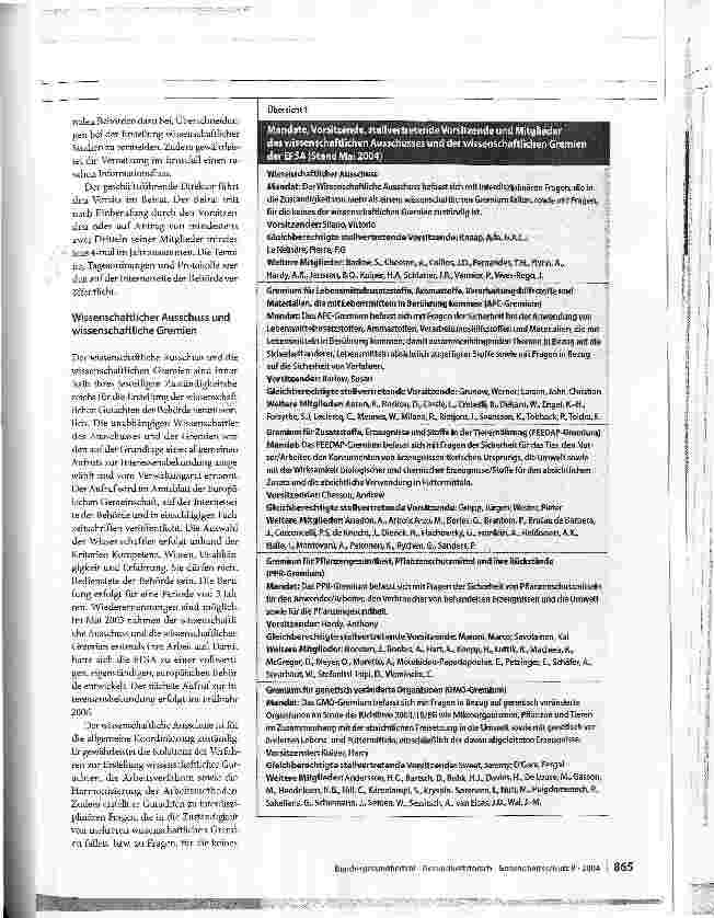 Vorschauseite 4: Aufgaben und Funktion der Europäischen Behörde für Lebensmittelsicherheit