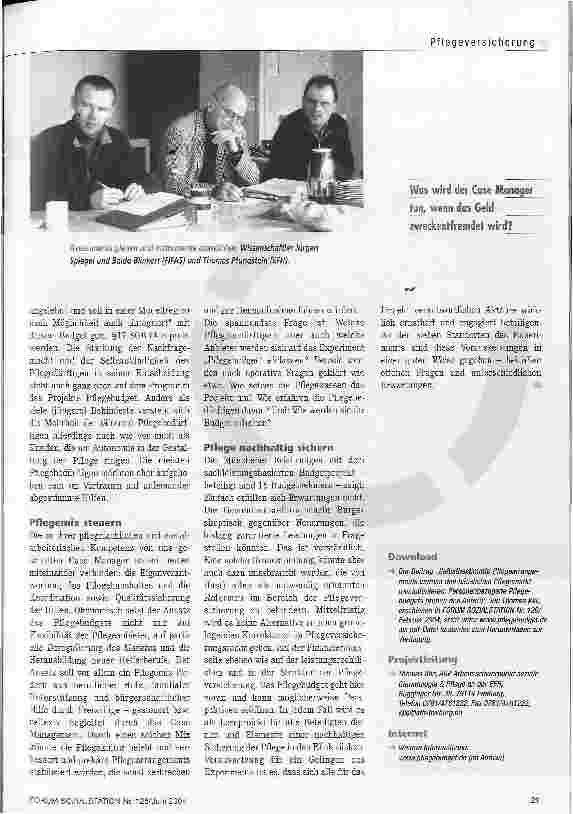 Vorschauseite 4: Pflegebudget - Lernprojekt mit Perspektive
