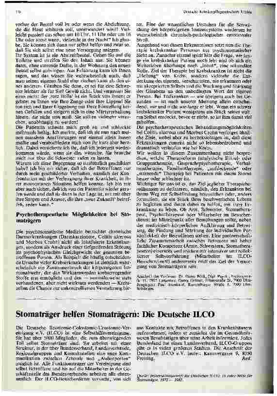 Vorschauseite 3: Stoma und Psyche