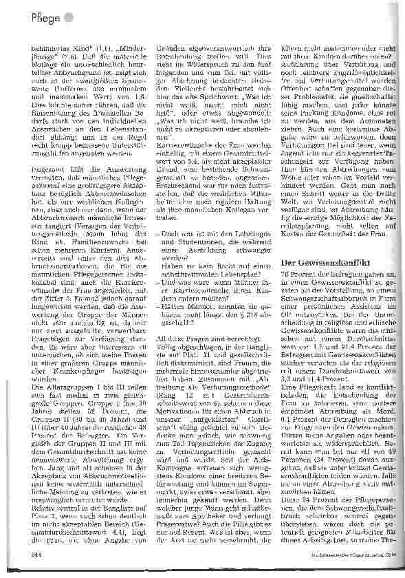 Vorschauseite 3: Abtreibung - Konfliktfeld in der Pflege (2)