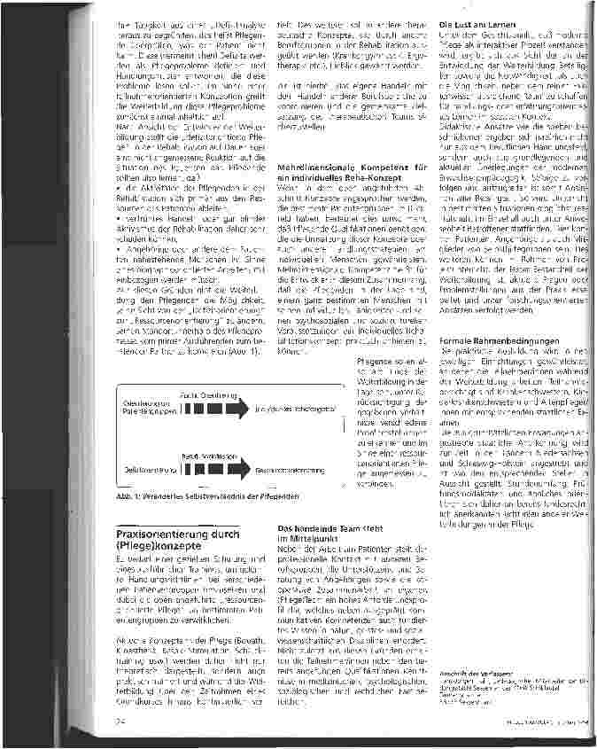 Vorschauseite 2: Fachweiterbildung Rehabilitation und Langzeitpflege
