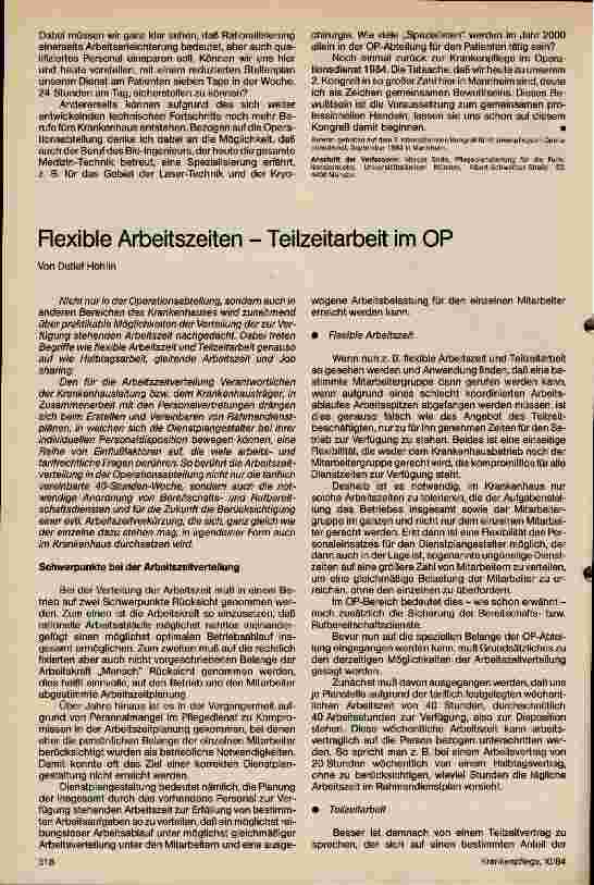 Vorschauseite 4: Operationsdienst im Wandel