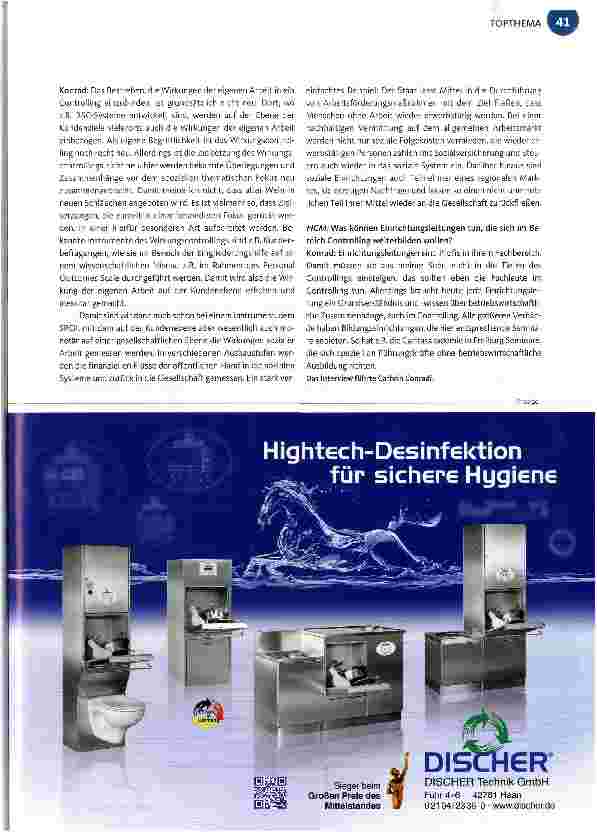 Vorschauseite 2: Inhaltliche Ziele sind ebenso wichtig wie monetäre