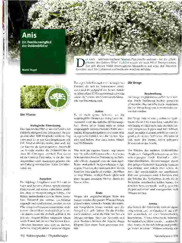 Vorschauseite 1: Anis