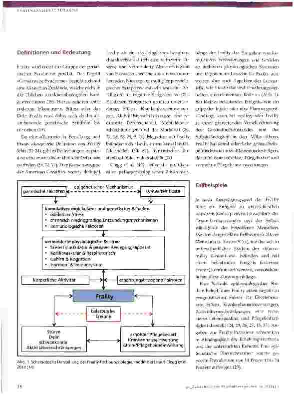 Vorschauseite 2: Frailty - ein wichtiges Handlungsfeld für die Physiotherapie