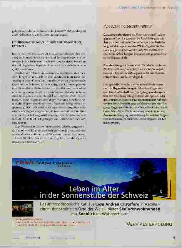 Vorschauseite 4: Die Kraft der Berührung