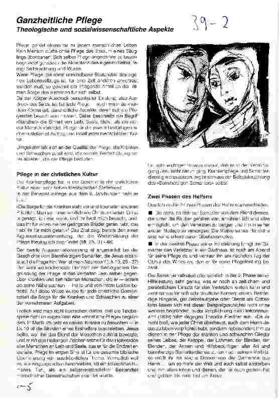 Vorschauseite 1: Ganzheitliche Pflege Theologische und sozialwissenschaftliche Aspekte