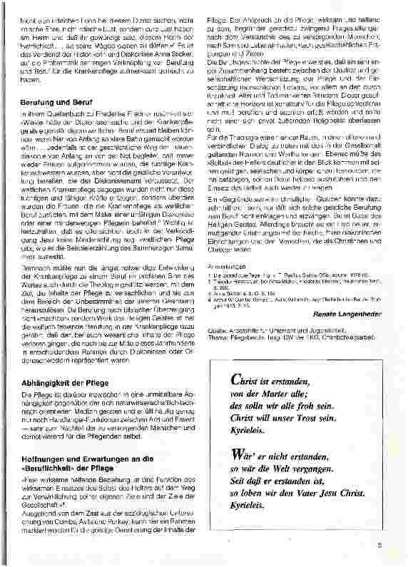 Vorschauseite 2: Ganzheitliche Pflege Theologische und sozialwissenschaftliche Aspekte