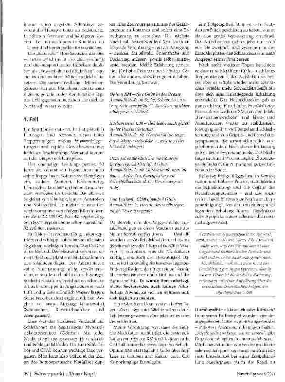 Vorschauseite 2: Homöopathische Behandlung der Schlafapnoe