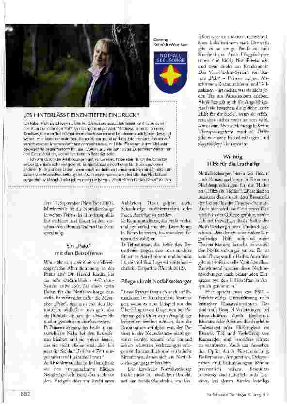 Vorschauseite 3: ERSTE HILFE FÜR DIE SEELE
