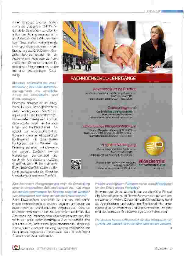 Vorschauseite 2: Ergebnisorientiertes Schmerzmanagement für stationäre Patientinnen am LKH-Universitäts-Klinikum Graz