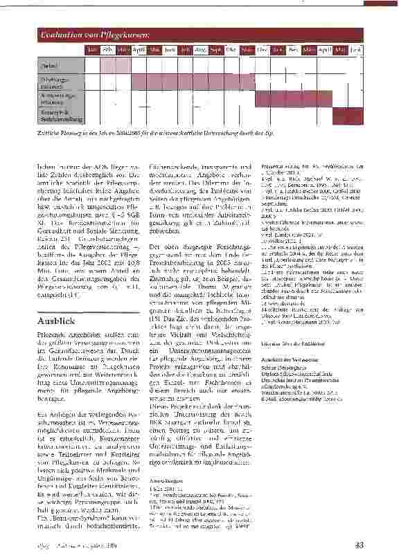 Vorschauseite 4: Forschungsprojekt PflegekurseWie hilfreich sind Schulungsangebote für Angehörige?
