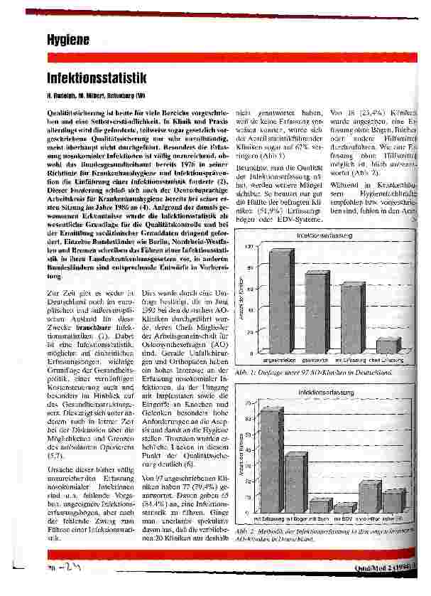 Vorschauseite 1: Infektionsstatistik