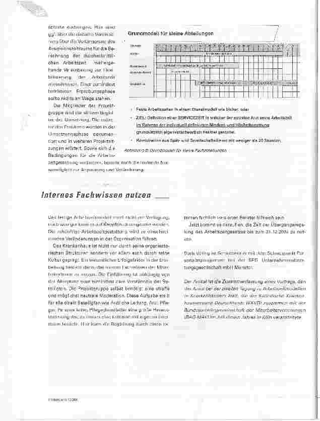 Vorschauseite 6: Gemeinsam zu neuen Ufern. Zur praktischen Entwicklung von Arbeitszeitmodellen im katholischen Krankenhaus