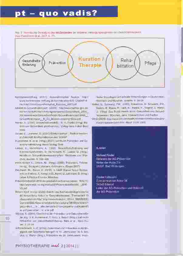 Vorschauseite 6: Gesundheitsförderung und Prävention