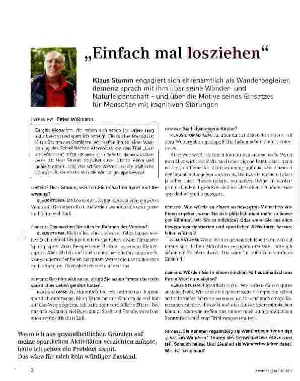 Vorschauseite 1: Einfach mal losziehen