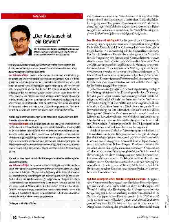 Vorschauseite 3: Gesundheit im Land der Langlebigkeit