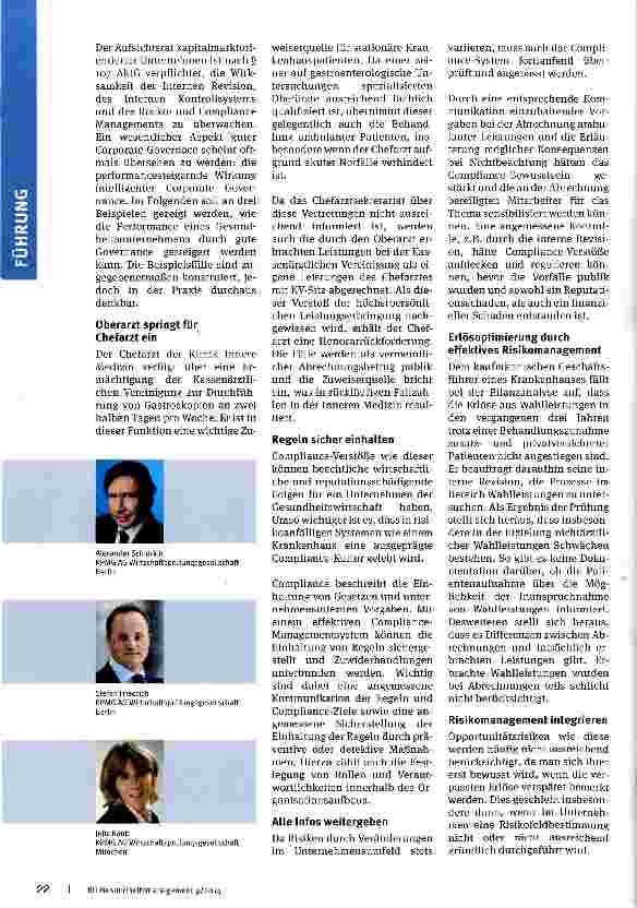 Vorschauseite 2: Performance durch Governance