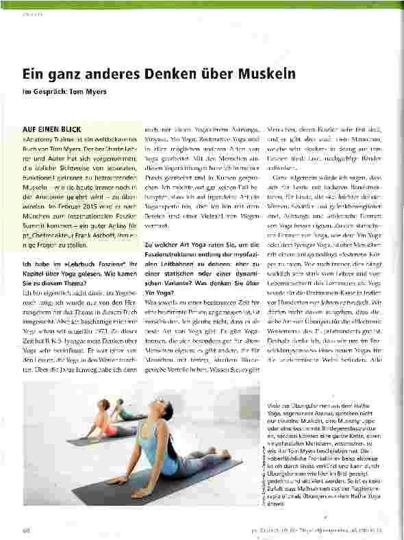 Vorschauseite 1: Ein ganz anderes Denken über Muskeln