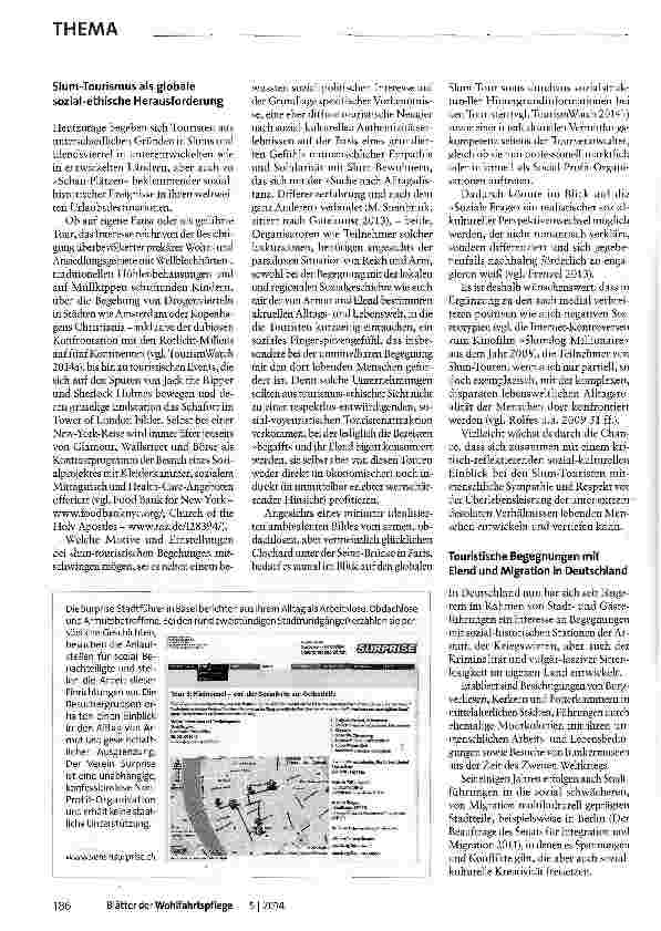 Vorschauseite 2: Slum-Tourismus und soziale Stadtführungen