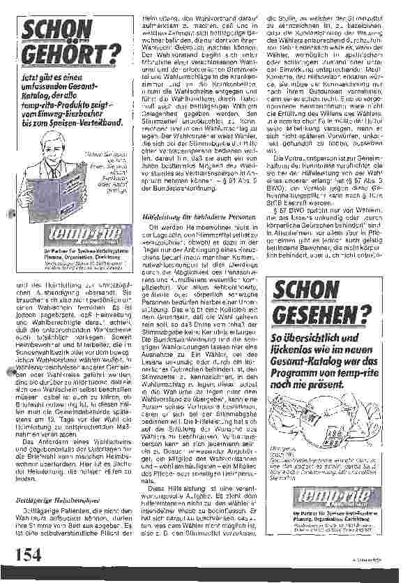 Vorschauseite 3: Ausübung des Wahlrechts in Altenheimen