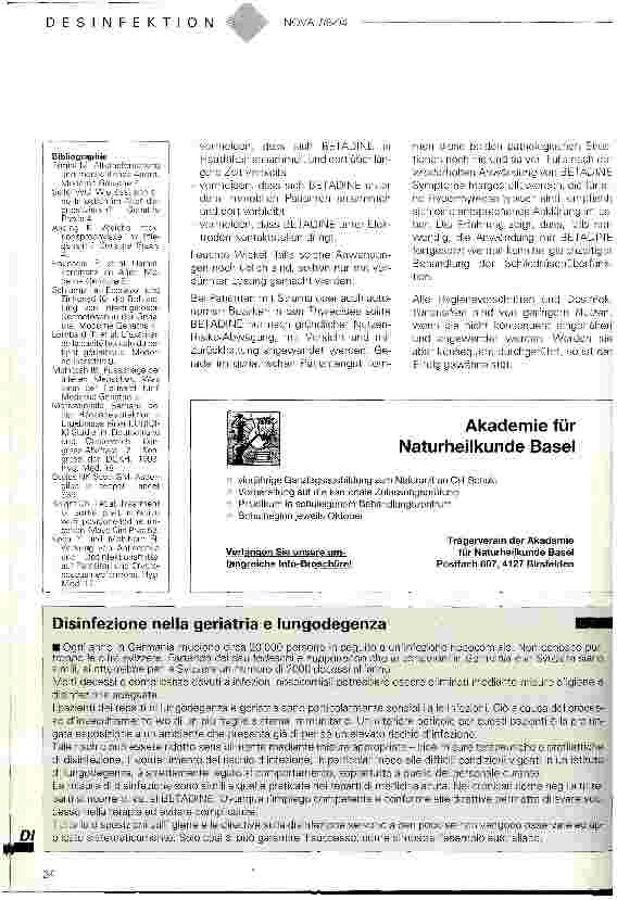 Vorschauseite 5: Desinfektion in der Geriatrie und Langzeitpflege Referat (gekürzt)