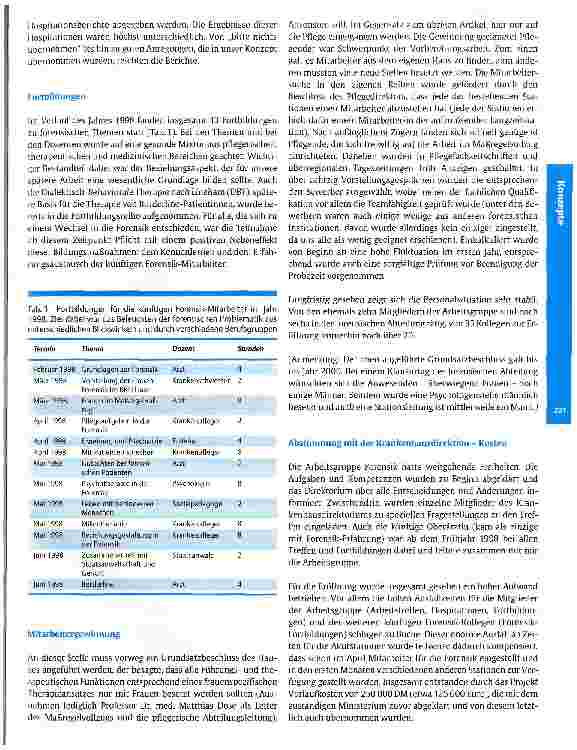 Vorschauseite 3: Neuaufbau einer forensischen Abteilung
