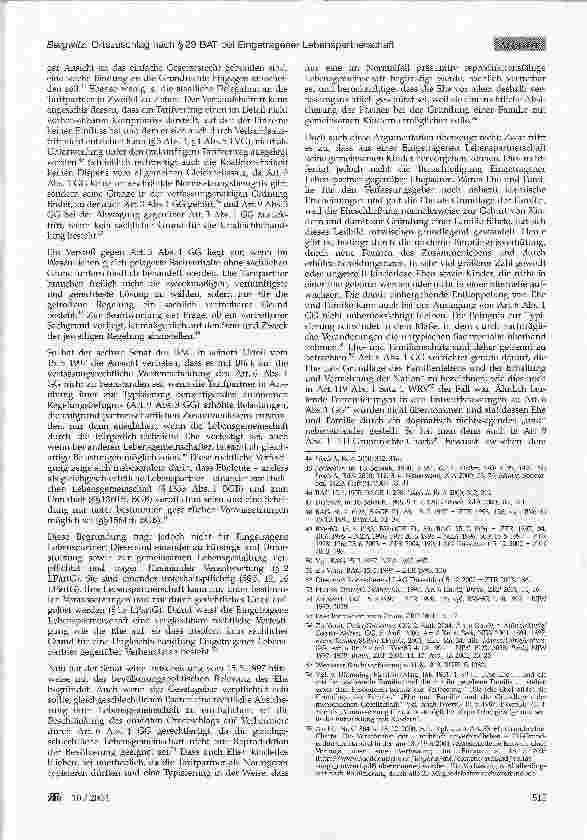 Vorschauseite 4: Ortszuschlag nach §29 BAT bei Eingetragener Lebenspartnerschaft