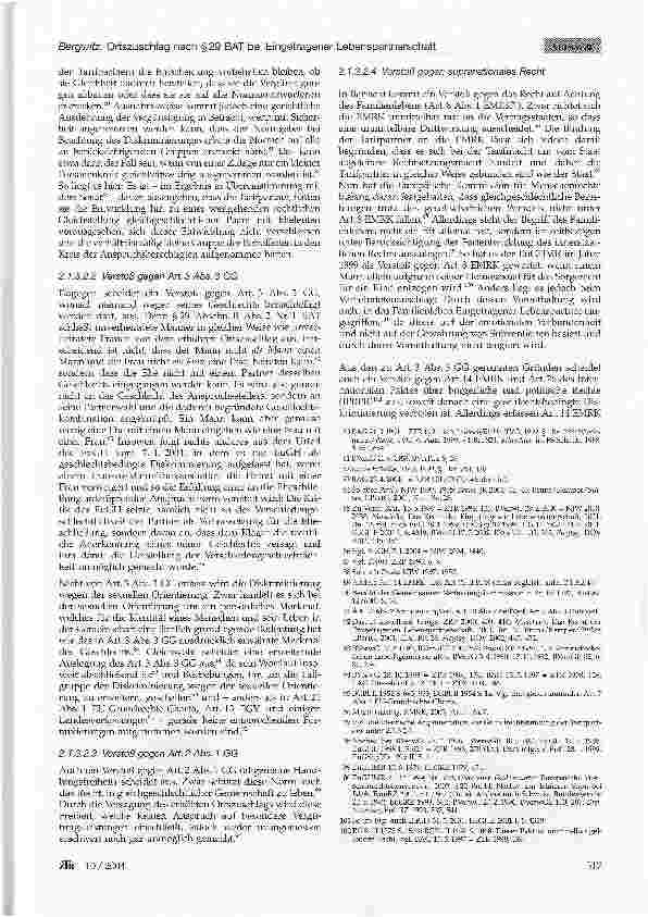 Vorschauseite 6: Ortszuschlag nach §29 BAT bei Eingetragener Lebenspartnerschaft