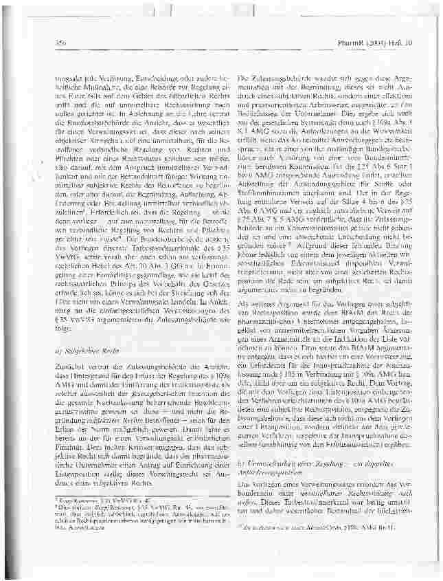 Vorschauseite 3: Abermals: Die Streichung von der Traditionsliste als anfechtbarer Verwaltungsakt - eine dogmatische Annäherung. (Teil 1)