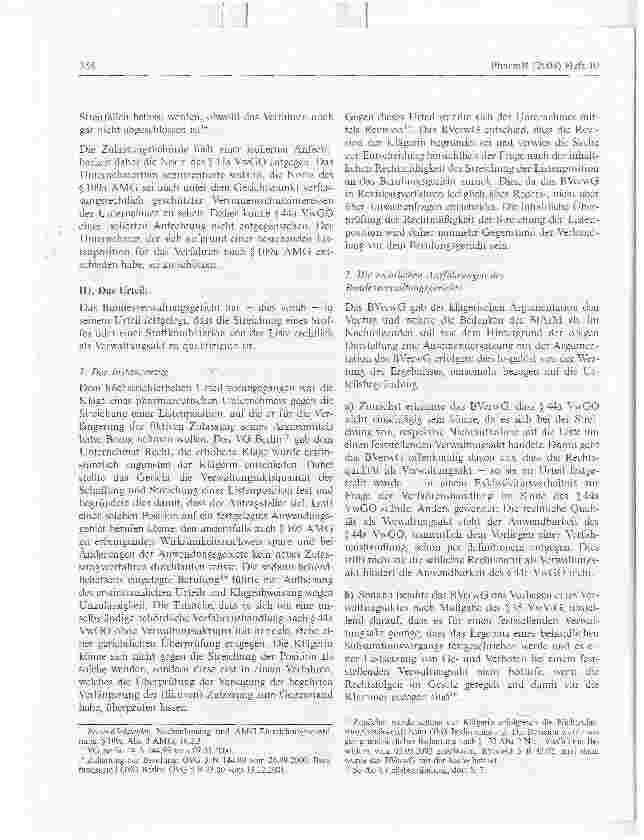 Vorschauseite 5: Abermals: Die Streichung von der Traditionsliste als anfechtbarer Verwaltungsakt - eine dogmatische Annäherung. (Teil 1)