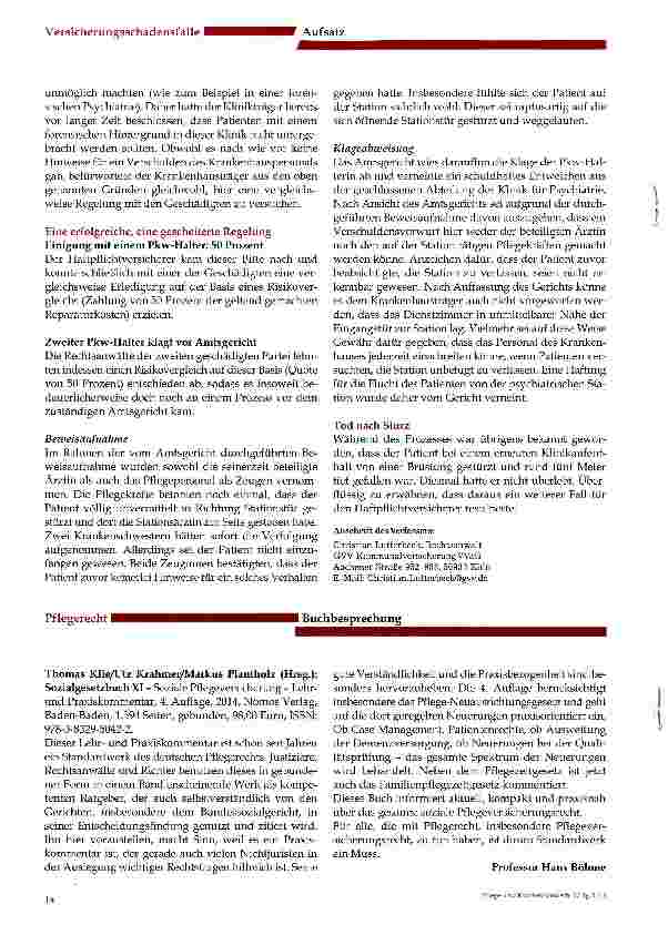Vorschauseite 3: Flucht aus der Psychiatrie