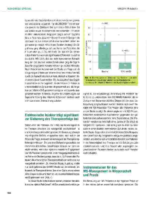 Vorschauseite 6: Patienten-orientierte Fortschritte in der MS-Therapie