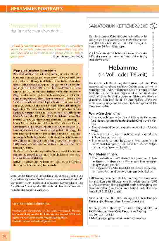 Vorschauseite 3: Wertgeschätzt zu werden, das braucht man eben doch...