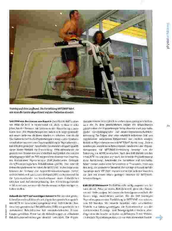 Vorschauseite 2: Fortbildungsführer Medizinische Trainingstherapie Geräte als Assistenten