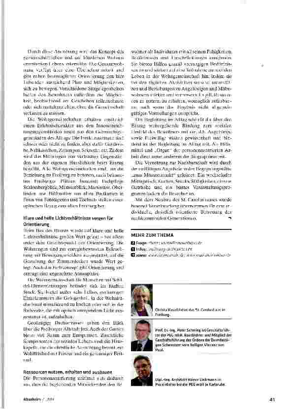 Vorschauseite 4: Das Bauund Betriebskonzept eng verzahnen